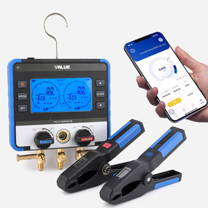 Manómetro Digital Feiyue VRM-2S con Bluetooth, Clip de Temperatura, Kit de Manifold para Refrigerante de Aire Acondicionado - Product Image 3
