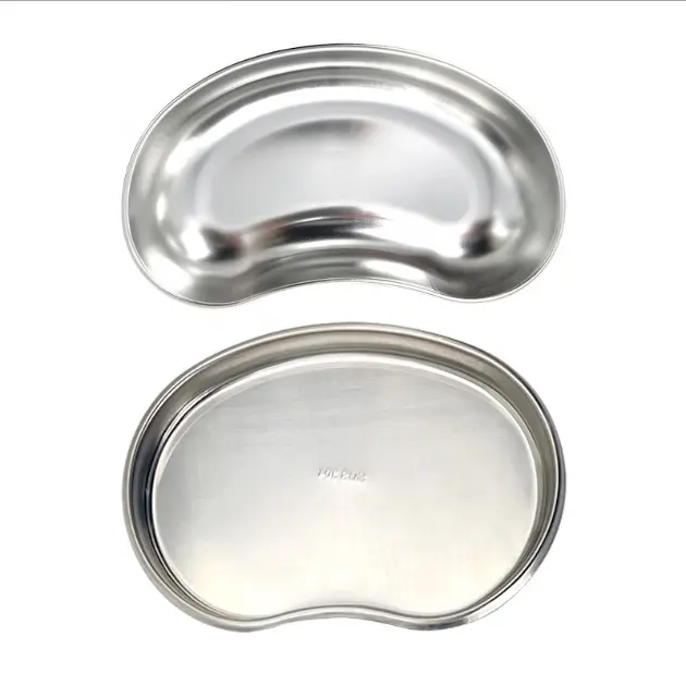 High Grade Stainless Steel Medical Surgical for Hospital Clinic Veterinary Hollow ware Tray Kidney Dish