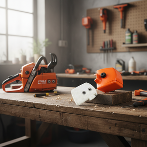 Kit Filtro Aria e Coperchio Compatibile per Motosega MS380 D0100HXJEE8 - Product Image 3