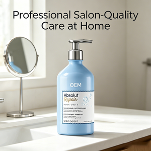 Shampooing Professionnel Réparateur <span class=keywords><strong>Absolut</strong></span> OEM 500ml (16.9oz), Lavage Instantané Rénovateur aux Protéines et Oméga-9 pour Cheveux Secs et Abîmés - Product Image 4