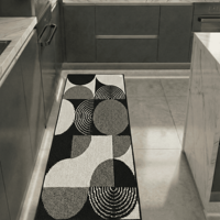 Machine Washable Machine Made Eco-Friendly Kitchen Runner Rug Non Slip TPR Backing Polypropylene Jacquard Floor Mat Long
