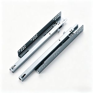Corredera oculta para cajón de montaje inferior, 36 pulgadas, 51, capacidad de carga de 100 kg, cierre suave, amortiguación hidráulica, diseño minimalista - Product Image 5