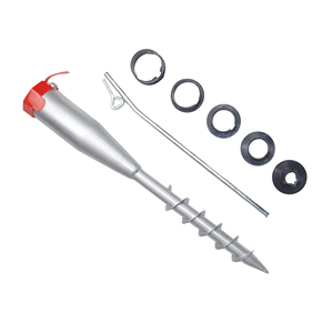 Ancrages à visser en acier <span class=keywords><strong>galvanisé</strong></span> <span class=keywords><strong>pour</strong></span> montage de parasol - Product Image 2
