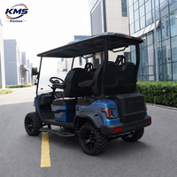Kereta Golf Listrik Komas Berkualitas Tinggi 4 Kursi Warna Kustom LOGO Baterai Asam Timbal Jarak Tempuh 70-90km Kendaraan Wisata Bersertifikasi CE