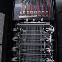 Conteneur de centre de données IA à succès pour les interventions en cas de catastrophe, refroidissement en ligne, rack de serveur 8 GPU, 600 mm, 480 V, 60 Hz, solution clé en main