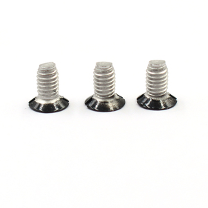 Tornillos pintados de color decorativos personalizados de fábrica Cabeza ranurada pintada en negro avellanado plano M1.3 M1.4 M1.6 M2 Micro tornillo - Product Image 2