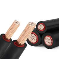 Superflexibles H01N2-D Schweißkabel 16mm 25mm 50mm 70mm Reinkupferleiter Gummiisoliertes Stromkabel für Schweißmaschinen