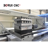 Tour CNC BoRui CK6180, haute précision, lit plat horizontal, machine-outil CNC, rail dur, servomoteur