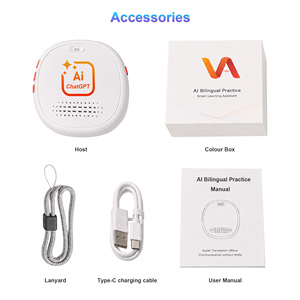 Traduttore Vocale Portatile con Clip per 130+ Lingue, Dispositivo Interprete Mini Ricaricabile per Spagnolo, Francese, <span class=keywords><strong>Arabo</strong></span>, Ideale per Viaggi e Shopping - Product Image 6