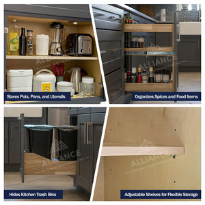 Mueble de Baño de Madera VSD3621R de 36 Pulgadas de Ancho |   Stock Disponible en Almacén Local Americano |   Muebles de baño con lavabo listos para ensamblar - Product Image 5