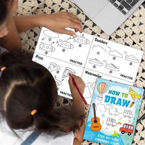 Nouveauté transfrontalière : Livre de coloriage en papier pour enfants, avec dessins de graffiti simples <span class=keywords><strong>et</strong></span> éducatifs, pour l'apprentissage progressif <span class=keywords><strong>et</strong></span> l'éveil ludique à l'art. - Product Image 4