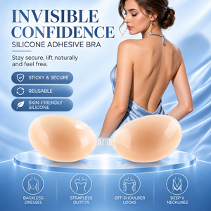 Silicone Adhesive <strong>Bra</strong> a G <strong>Cup</strong> <strong>4</strong> Thickness Options 0.5 0.8 <strong>1</strong>.2 <strong>1</strong>.6cm Reusable Invisible Push up Backless Strapless for Women - Product Image 4