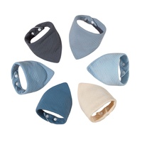 Petit Bavoir Triangulaire en Crêpe de Coton Pur, Doux et Respirant, Best-seller, Unisexe, pour Bébé, Serviette à Salive