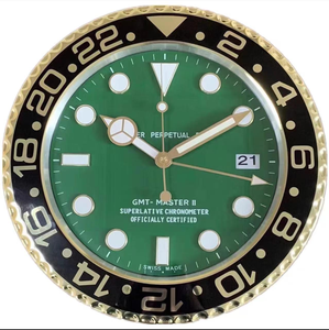 14-Inch Quartz Stainless Steel Modern Design <strong>Wall</strong> <strong>Clock</strong> Luminous Accurate Time Calendar Single Face <strong>Living</strong> <strong>Room</strong> Imported - Product Image 1
