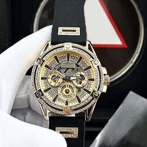 2024ใหม่ gss นาฬิกาควอตซ์หนา10มม. ของผู้หญิงหรูหราพร้อมอะคริลิคฝังเพชร - Product Image 3