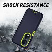 Étui de protection 3 en 1 pour téléphone portable Honor X7B X7A X7, résistant aux chocs, protection intégrale pour femmes et hommes