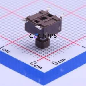DTSM-648N-V-T/R Tactile Switch SMD-4P,6.2x6.2mm Switch Single Pole Single Throw Rectangle Button 6.2mm 6.2mm - Product Image 2