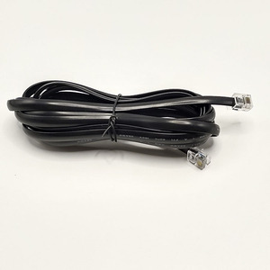 Câble téléphonique <span class=keywords><strong>RJ11</strong></span> 6P4C en cuivre étamé à <span class=keywords><strong>prix</strong></span> compétitif pour les lignes fixes et les équipements de communication, fils et câbles - Product Image 1