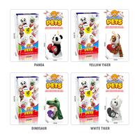 17 Styles Enfants Mignon Dessin Animé Doux Peluche Animaux Poupée Jouets Parent-Enfant Interactive Boxe Marionnettes à Main avec Effet Sonore