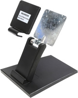 Support d'écran PC robuste Wearson, support de bureau pour un seul écran, VESA 75x75 100x100, support pour ordinateur de 27 pouces, support de bureau