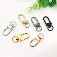 1.2cm * 3.3cm rotatif en alliage de Zinc métal homard fermoirs à la main porte-clés bricolage sac accrocher pendentifs résultats de bijoux