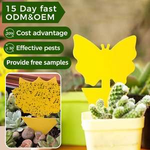 Planche adhésive anti-mouches solide avec piège haute efficacité et parfum de fruits, spécialement conçue pour l'utilisation à la ferme et la lutte antiparasitaire - Product Image 1