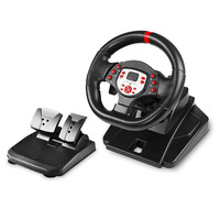 Volant de jeu rétro P4 P3 Switch X-box PC Work STEAM avec vibration Volant de course pour ordinateur