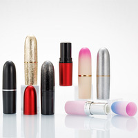 P-LAN Promotion Prix Coloré 12.1mm Tasse Bullet Conteneurs De Rouge À Lèvres De Luxe En Gros Personnalisé Unique Rouge À Lèvres Tubes