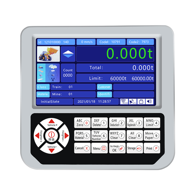 Customizable ABS Electronic PSD9000 Forklift Scale Weigh-in-Motion Weight Scales System Matched for Wheel Loaders/Excavators for
