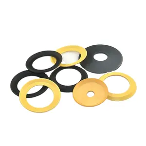 DLSEALS air compressor PTFE filled Glass Fibre yellow piston cup seal