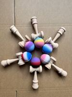 Juguete de Madera Kenda Ma Skill Ball, Rompecabezas Tradicional Educativo, Juguete Interactivo para Adultos y Niños