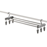 Séchoir à linge extensible à 3 barres, réglable de 31 à 80 cm, support de séchage robuste et peu encombrant pour serviettes et couvertures