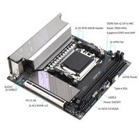 AM5 B650i Night Devil SATA Motherboard DDR4 ITX terintegrasi mendukung AMD untuk Ryzen 7000/8000/9000 Series CPU DDR5 RAM Server baru