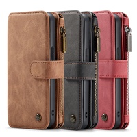 Étui de téléphone portable en cuir avec porte-cartes amovible Trendybay Luxury Detachable TPU PC pour iPhone 13 Mini Pro Max