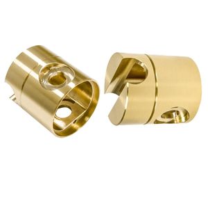 Piezas de casquillo de latón CNC personalizadas LeGood, acabado suave y limpio para eje de conector de motor, servicios de fundición Premium - Product Image 4