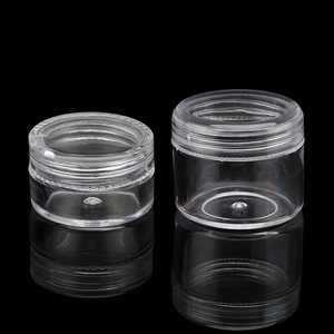 <b>Empty</b> Round Plastic Containers 5-7 Cm Sealed Storage <b>Boxes</b> For Jewelry And Small Items Travel Size Cosmetic Sample Holders - Product Image 3