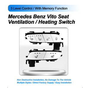 Bouton de ventilation et de chauffage des sièges pour <span class=keywords><strong>Mercedes</strong></span> Vito - Amélioration et modification - Product Image 2