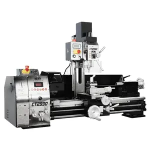 CT2930 High precision 3 in 1 lathe drilling and milling machine lathe mill drill combo