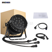 SHEHDS IP65 Par LED RGBWA UV 6en1 Zoom Wash 18*18W Luz DJ Impermeable para Eventos al Aire Libre