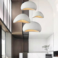 Lampe suspendue style Wabi Sabi, lustre pour salon, restaurant, lampe de plafond moderne, luminaire suspendu design pour bar