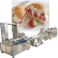 Machine à gâteaux industrielle automatique facile à utiliser 304ss de petit type machine à pastels machine automatique à faire des bagels en vente