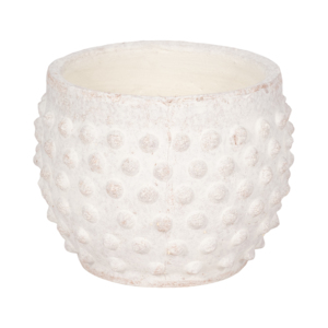 Vaso in gres testurizzato con design a bolle per uso interno ed esterno - Product Image 1