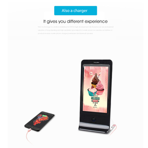 Nuovo Powerbank Menu per Caffetterie e Ristoranti, Power Bank Pubblicitario da Tavolo con Cavo 3 in 1 per Bar - Product Image 2