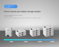 51,2V 100AH LiFePO4 Batterieschrank Heim-Solarenergiespeichersystem Lithium-Eisenphosphat-Batterie mit Überladungsschutz