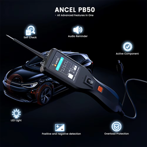 Ancel PB50 Probador <span class=keywords><strong>de</strong></span> Circuitos Automotrices 12V 24V, Kit <span class=keywords><strong>de</strong></span> Sonda <span class=keywords><strong>de</strong></span> Circuito <span class=keywords><strong>de</strong></span> Alimentación, Herramienta <span class=keywords><strong>de</strong></span> Diagnóstico Eléctrico, <span class=keywords><strong>Buscador</strong></span> Digital <span class=keywords><strong>de</strong></span> Cortocircuitos y Voltaje - Product Image 3
