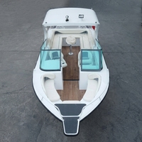 Offre Spéciale – Bateau à Moteur Soudé en Alliage d'Aluminium de 8,1 m pour 10 Personnes, Idéal pour la Pêche et les Loisirs sur Océan et Rivière, pour Sports Nautiques
