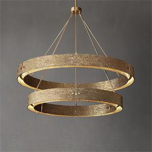 <span class=keywords><strong>Paris</strong></span> Flea Market Grande Chandelier Lámpara de techo de cristal ovalado para entrada Sala de estar Comedor - Product Image 4