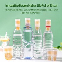 Bouchon en plastique pour miel et eau 28mm/30g - Durable et jetable, anti-fuite et anti-goutte pour bouteilles