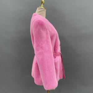 Abbigliamento Invernale da Donna, Nuovo <span class=keywords><strong>Cappotto</strong></span> <span class=keywords><strong>di</strong></span> <span class=keywords><strong>Visone</strong></span> Integrale <span class=keywords><strong>di</strong></span> Media Lunghezza, Cappotti in <span class=keywords><strong>Pelliccia</strong></span> per Signore - Product Image 3