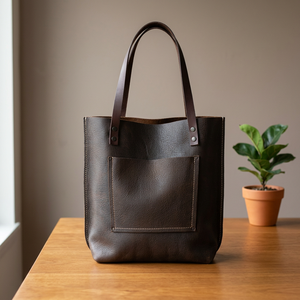Sacs à main pour femmes en cuir de vache BS INTERNATIONAL, mode, durables, légers, fermeture à glissière, pochette imperméable, grande capacité, pour les voyages - Product Image 6
